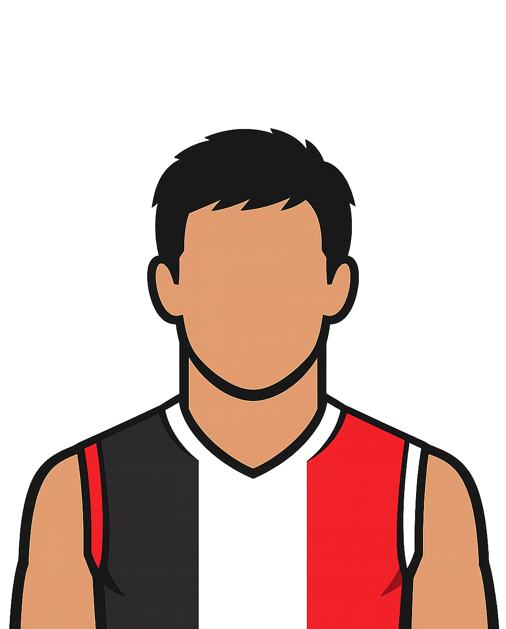 Jack Sinclair cartoon silhouette